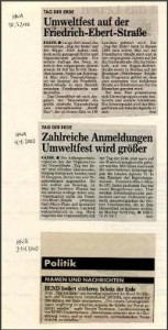 HNA Artikel zum Tag der Erde 2000